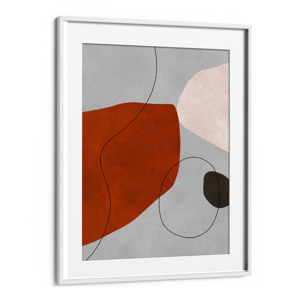 Abstract artwork featuring earthy tones in the EXPRESSIVE FORMS IV, ABSTRACT PAINTINGS collection, enhancing creativity.