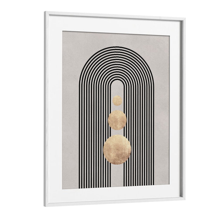 Modern abstract artwork featuring lines and circles, LINES AND CIRCLES XIX , BOHO ART PAINTINGS enhances any space.