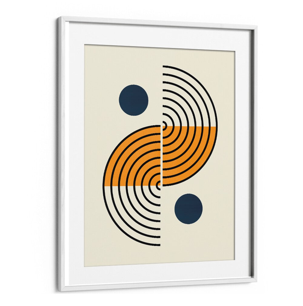 Abstract design featuring LINES AND CIRCLES VI, BOHO ART PAINTINGS in vibrant colors, perfect for modern decor.