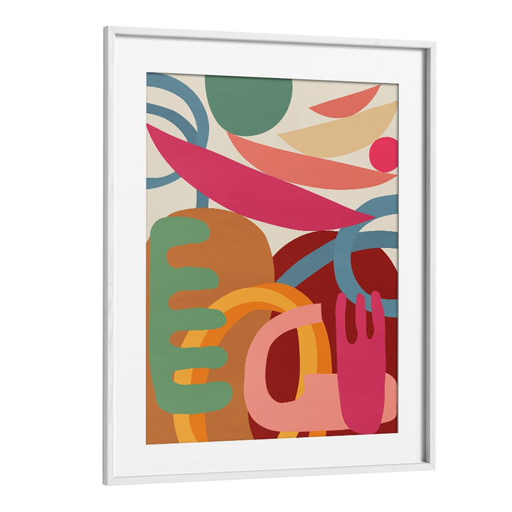Vibrant ORGANIC, GEOMETRIC ART PRINTS showcasing fluid shapes and colors, perfect for modern decor.