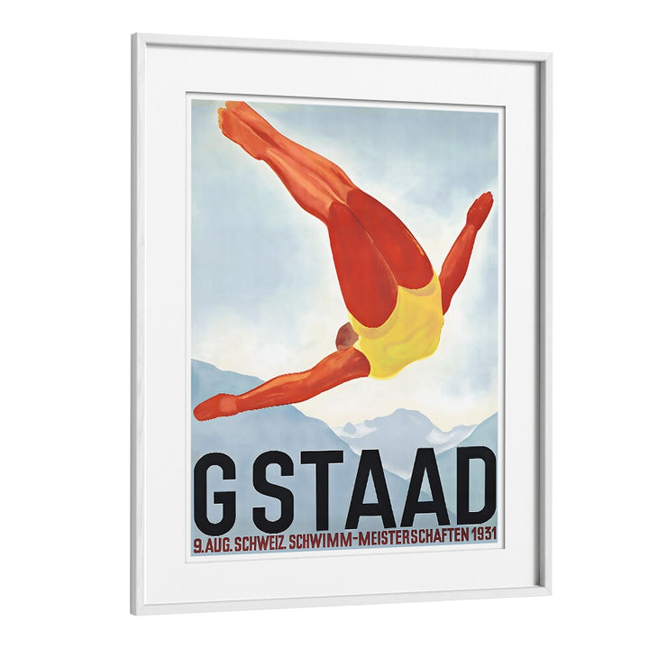 GSTAAD I, VINTAGE TRAVEL POSTERS capture the essence of nostalgia and classic charm in stunning art decor.