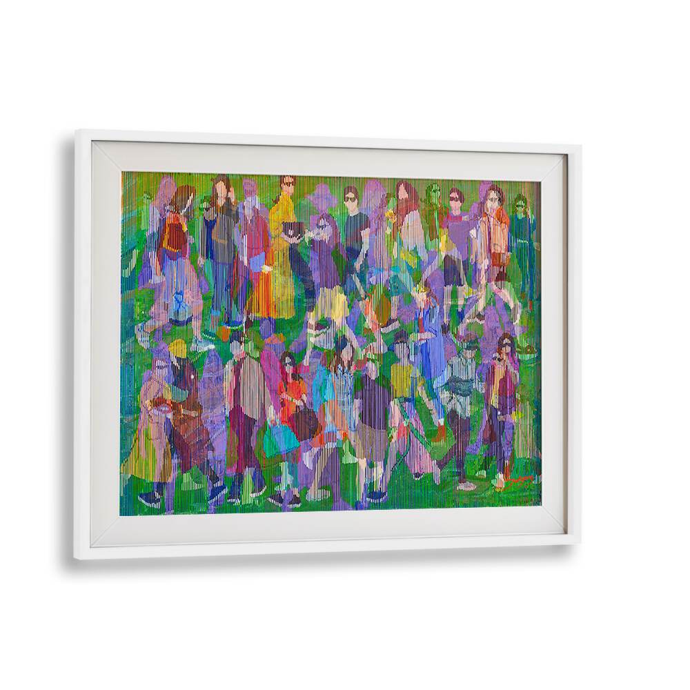 Vibrant CITIZEN II, FASHION POSTERS showcase stylish figures in a colorful scene, perfect for modern decor.