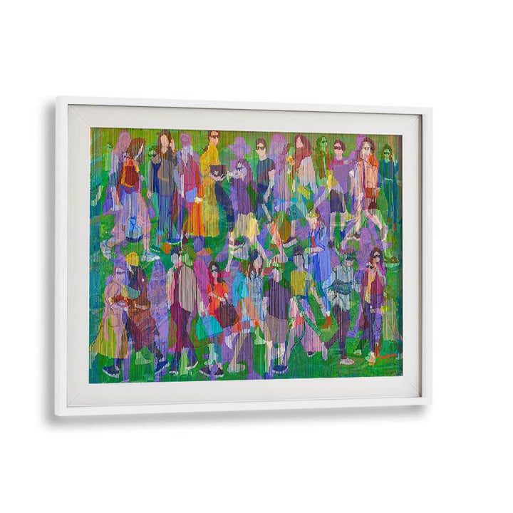 Vibrant CITIZEN II, FASHION POSTERS showcase stylish figures in a colorful scene, perfect for modern decor.