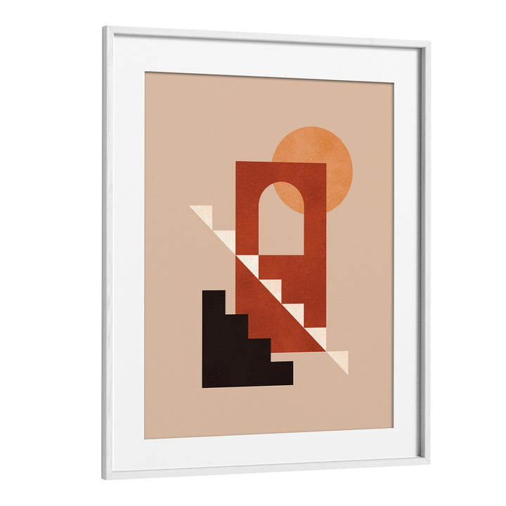 Sophisticated GEOMETRIC COMPOSITION III, BOHO ART PAINTINGS, enhances any space with modern abstract elegance.