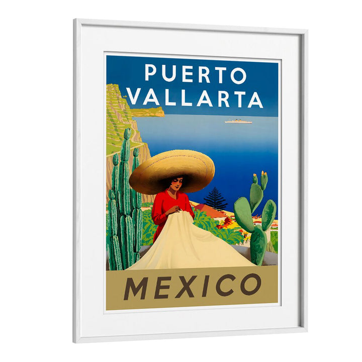 Add a touch of adventure to your space with MEXICO III, VINTAGE TRAVEL POSTERS, capturing Puerto Vallarta's charm.