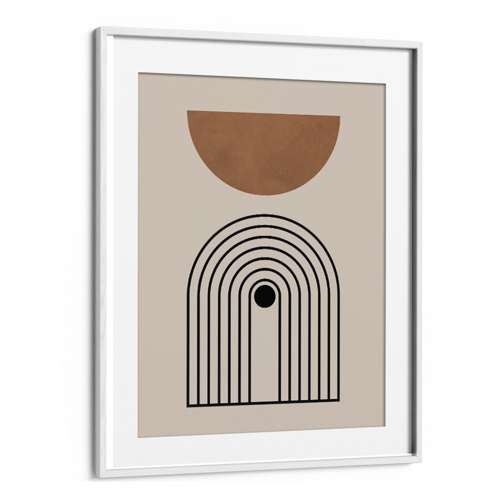 Stylish COMPOSITION V, BOHO ART PAINTINGS featuring unique lines and circles, perfect for creative spaces.