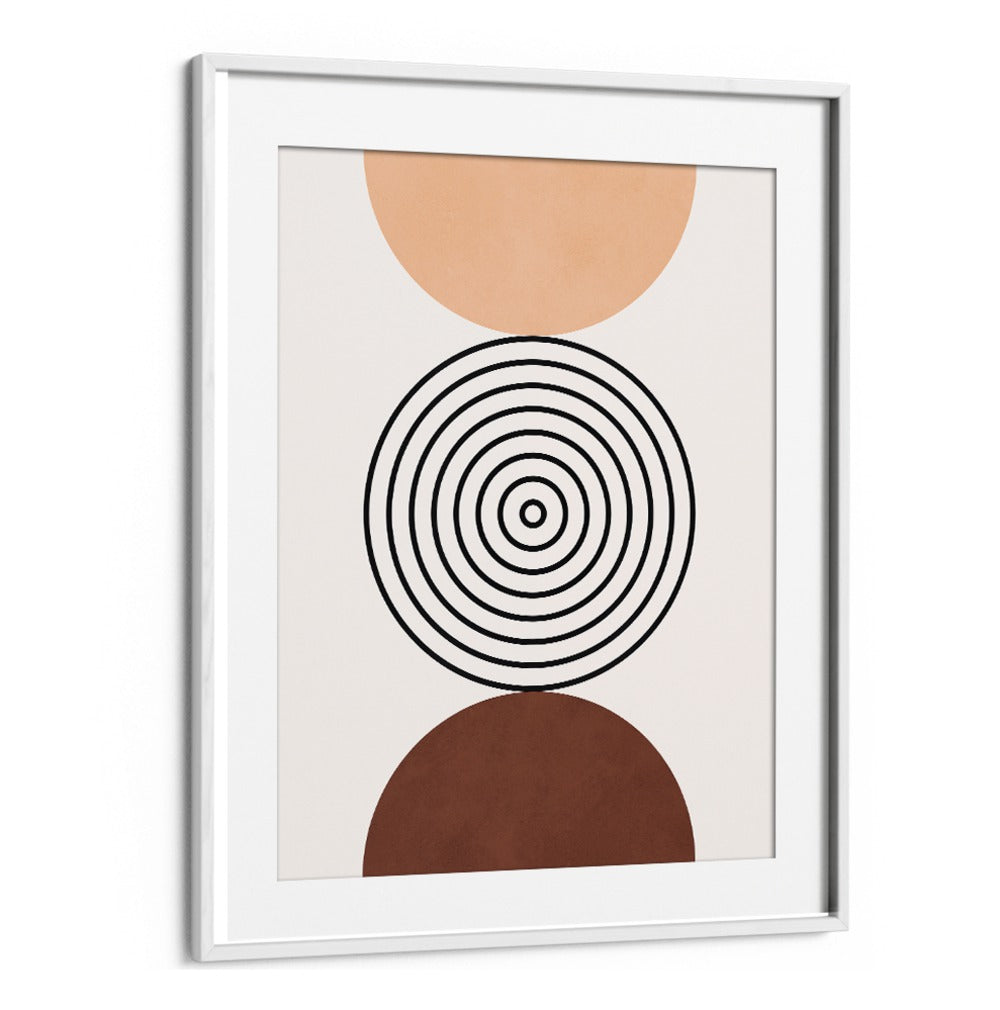 Elegant LINES AND CIRCLES XXVI, BOHO ART PAINTINGS showcasing geometric design, perfect for modern decor.