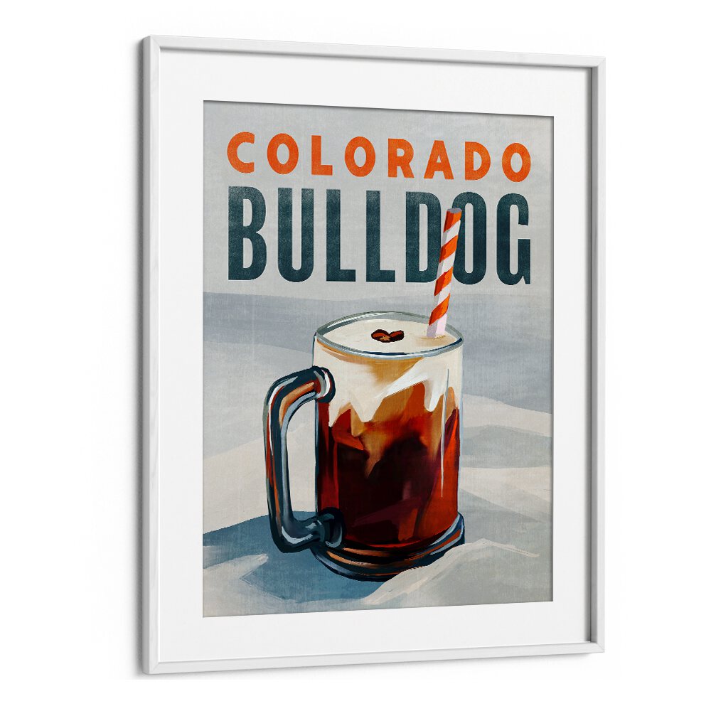 Stylish Colorado Bulldog, Bar art print showcasing a refreshing drink, perfect for cafe lovers.