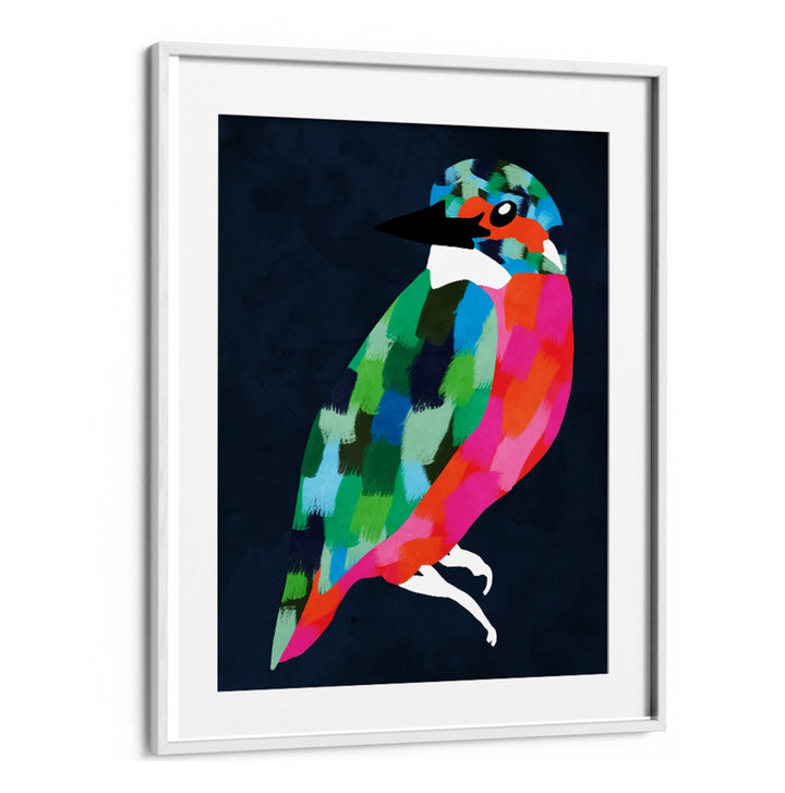 Vibrant PATCHWORK PERFECTION, ANIMAL PAINTINGS showcase colorful bird art, adding charm and warmth to your home.