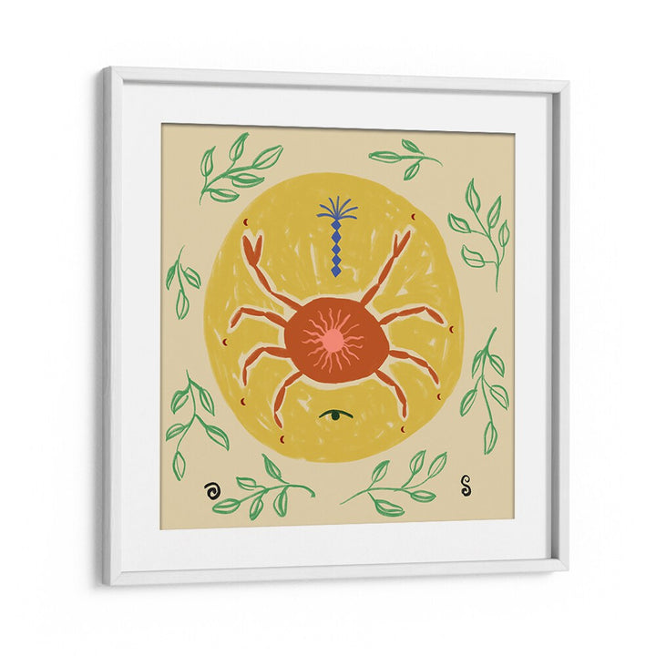 Stylish CANCER III, ZODIAC poster featuring a crab design, perfect for astrology lovers and home decor.