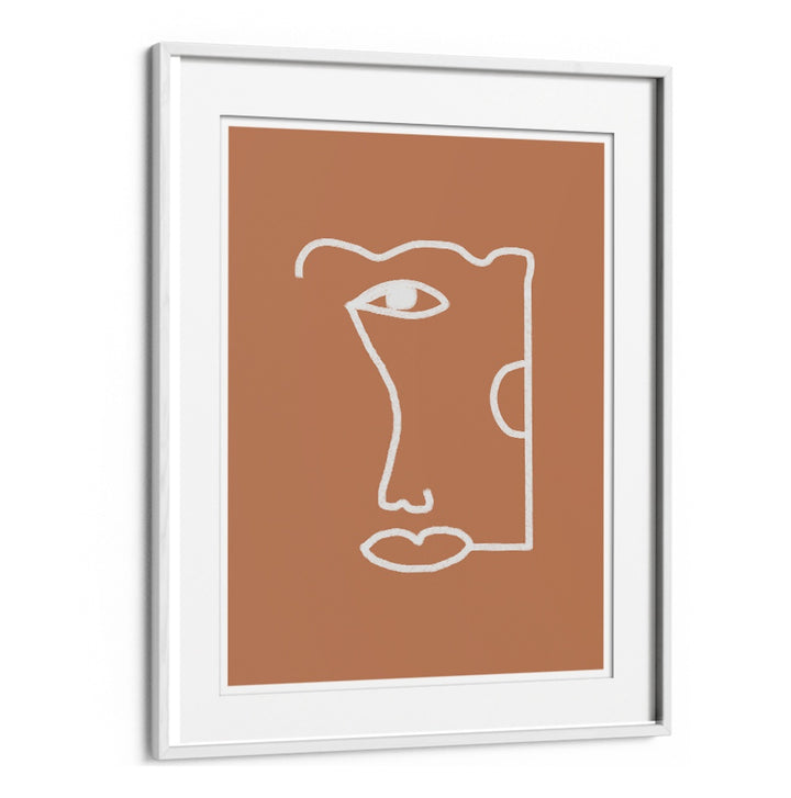 Stylish ABSTRACT HEAD NO2, LINE ART PAINTINGS enhances modern decor with its elegant simplicity and unique design.