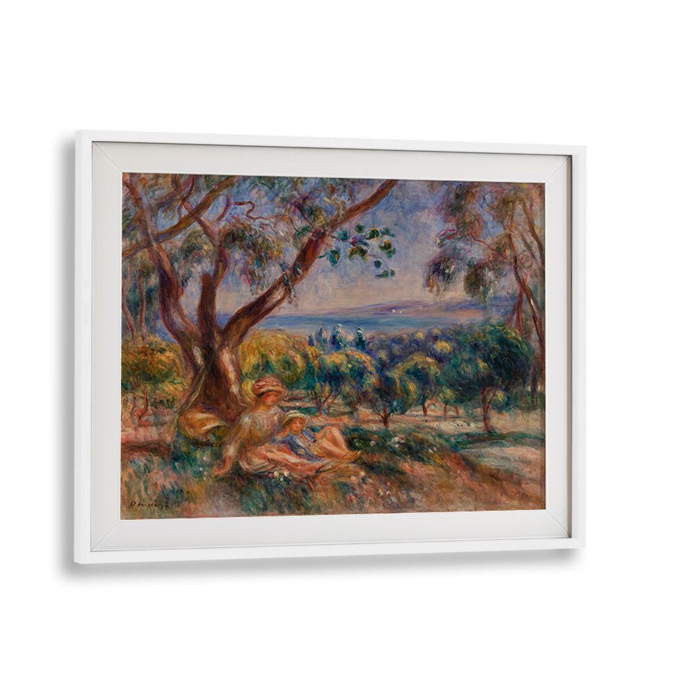 LANDSCAPE WITH FIGURES (1910) , VINTAGE PAINTINGS