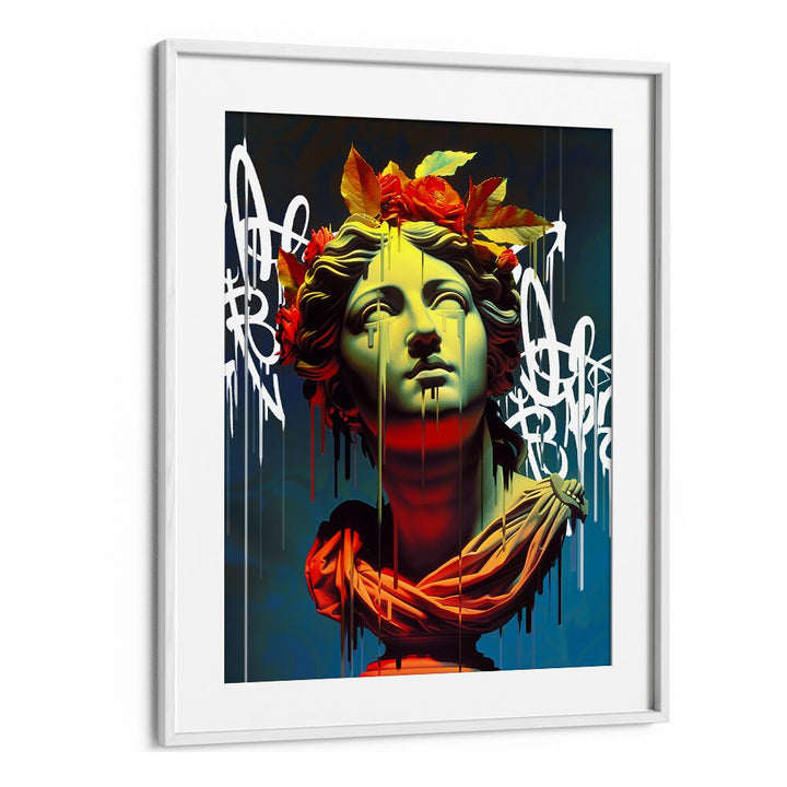 VANDAL IRIS, ALTERED ART PRINTS by DIKHOTOMY features vibrant colors and modern artistry for creative spaces.
