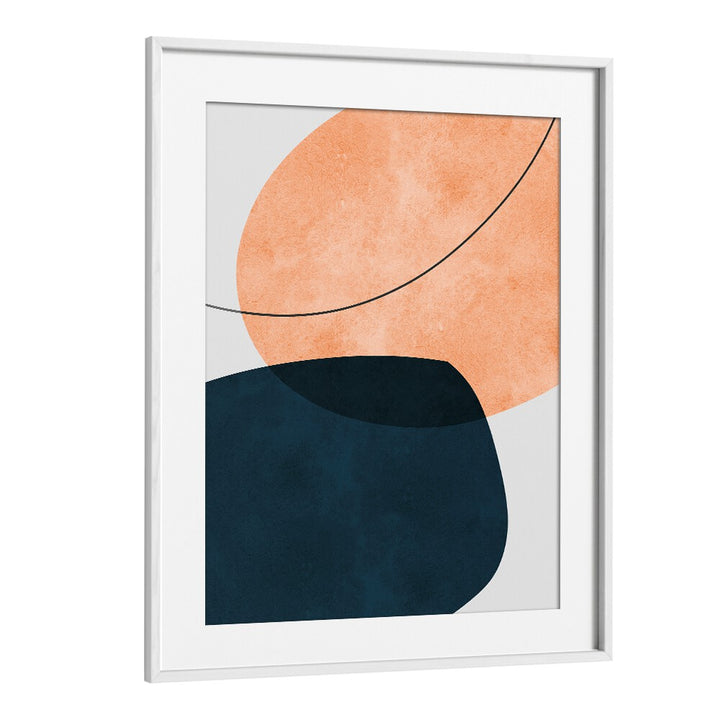 Framed ABSTRACT SHAPES VIII, a stunning piece of ABSTRACT PAINTINGS showcasing creative design elements.