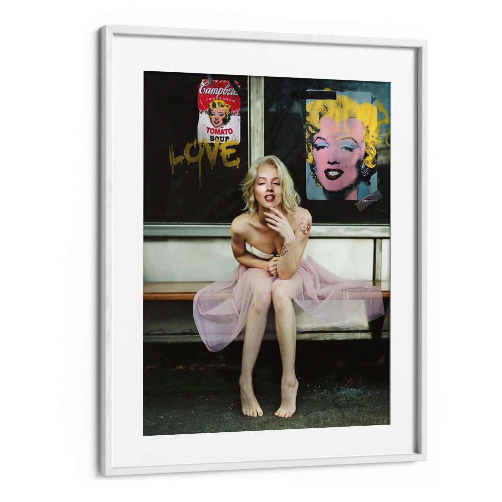Captivating NEW MARILYN, ALTERED ART PRINTS showcase a modern interpretation of iconic Marilyn Monroe beauty.