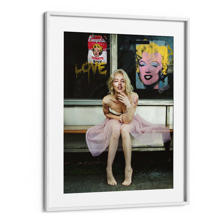 Captivating NEW MARILYN, ALTERED ART PRINTS showcase a modern interpretation of iconic Marilyn Monroe beauty.