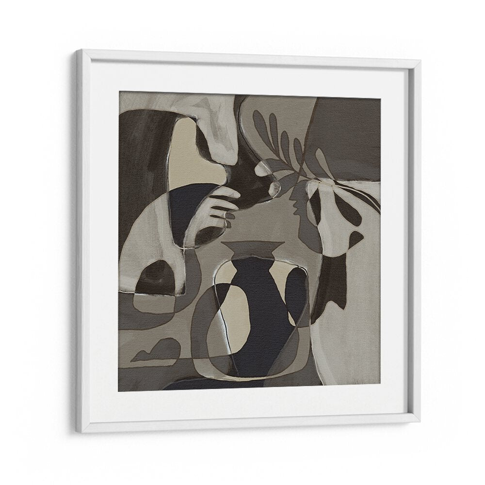Elegant ESSENCE I, ABSTRACT PAINTINGS featuring abstract shapes and muted tones, perfect for modern decor.