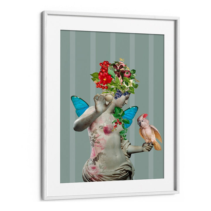Stunning DELICATE WOMEN VII, ALTERED ART PRINTS by Andrea Haase, celebrating femininity and resilience in art.