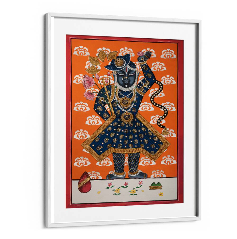 Vibrant SHRINATH JI , INDIAN ART PAINTINGS showcasing traditional craftsmanship and divine beauty for your decor.