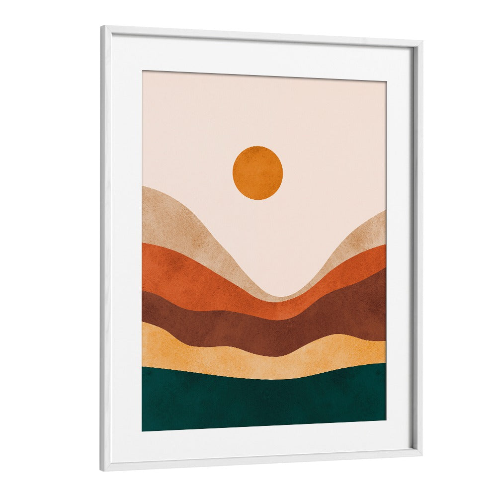 Vibrant WATERCOLOR LANDSCAPE PAINTINGS capturing serene beauty with abstract colors and flowing forms for any decor.