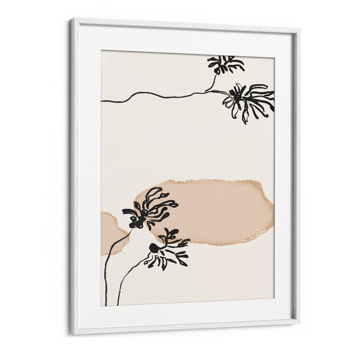 LEAVES NO II, FLORAL FLOWER PAINTINGS showcases delicate artwork, perfect for elevating any living space.