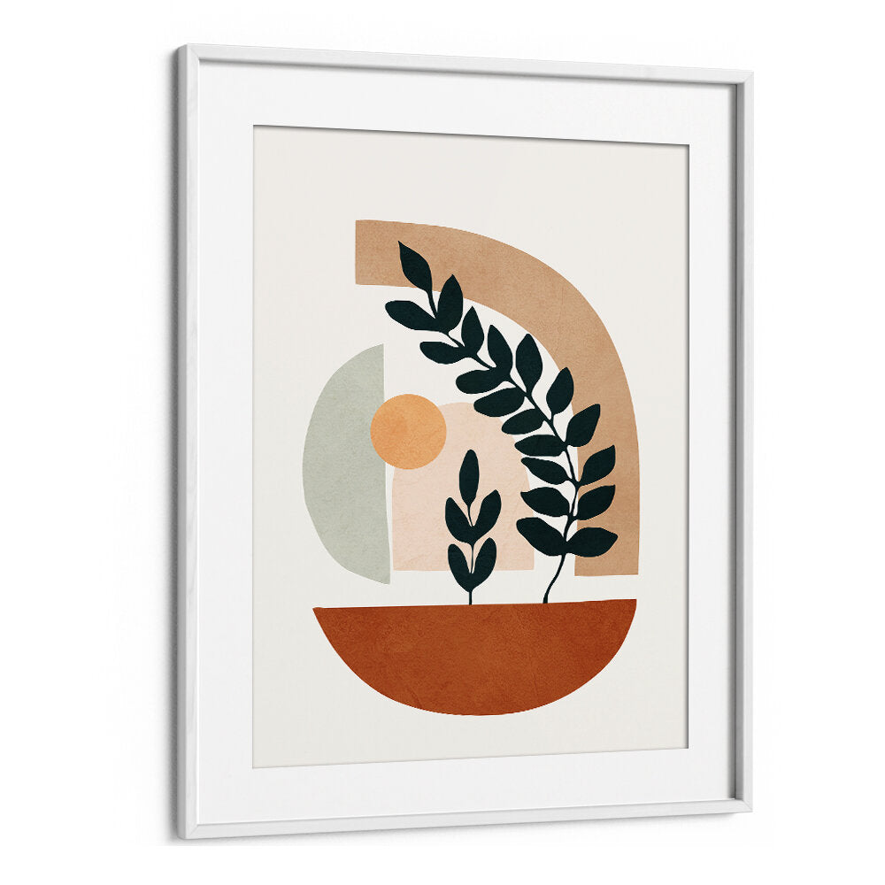 CURVED GROWTH , BOHO ART PAINTINGS