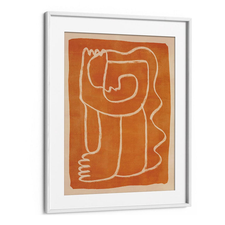 ABSTRACT LINE ART FIGURE, BOHO ART PAINTINGS showcase earthy tones, enhancing your living space with artistic vibes.
