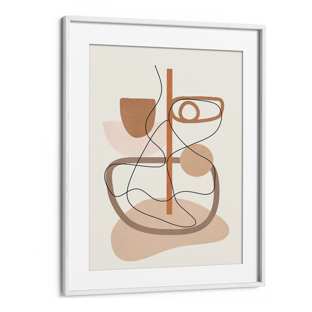 ABSTRACT LINE MOVEMENT I , BOHO ART PAINTINGS