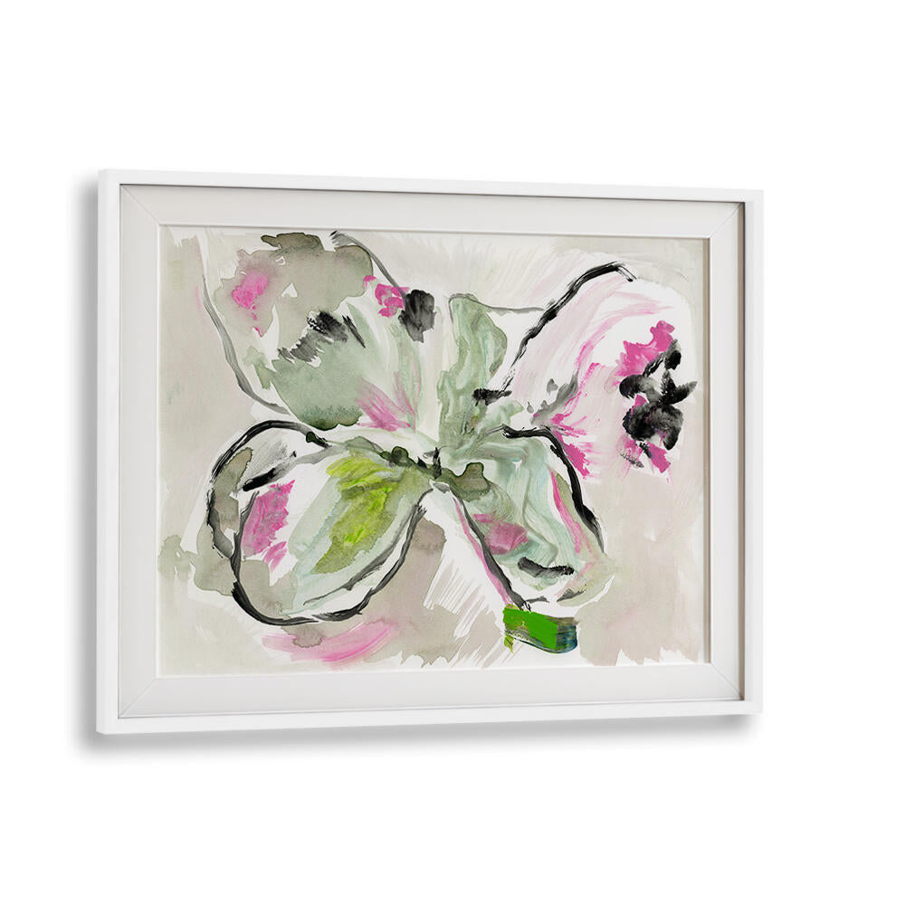 Vibrant PURPLE VIOLET PINK II, FLORAL FLOWER PAINTINGS enhance any space with enchanting hues and intricate details.