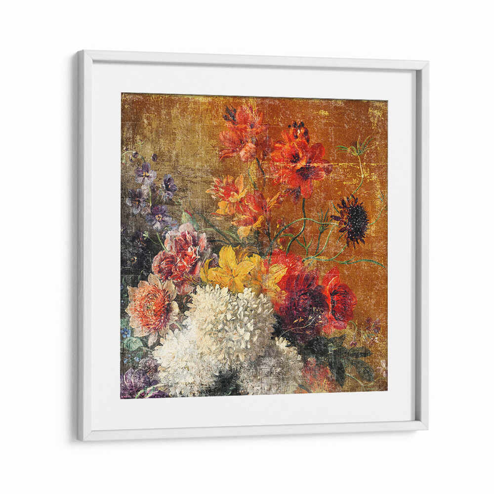 ART DISTRESSED  , FLORAL FLOWER PAINTINGS