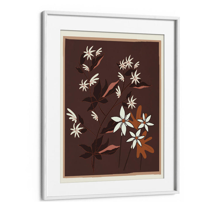 BLOSSOMS IN COCOA , FLORAL FLOWER PAINTINGS