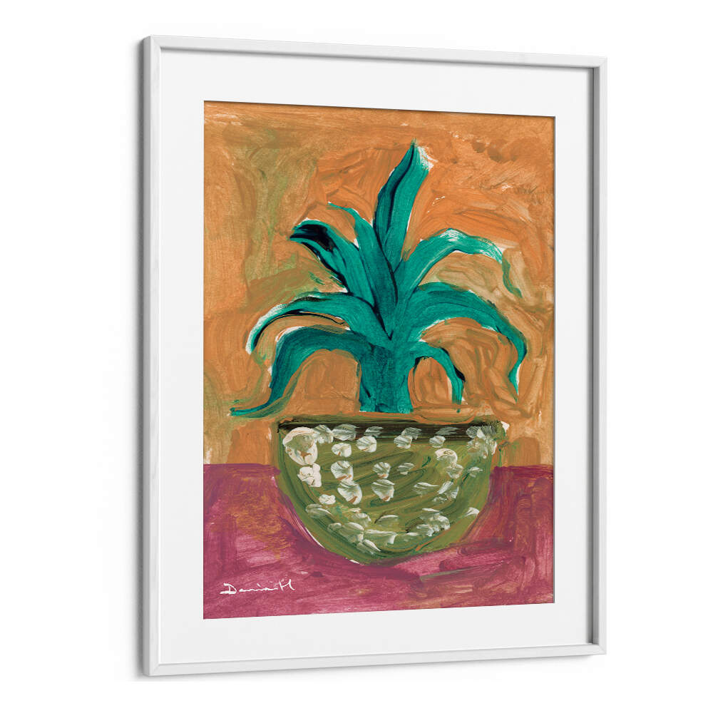 CACTUS VASE , FLORAL FLOWER PAINTINGS