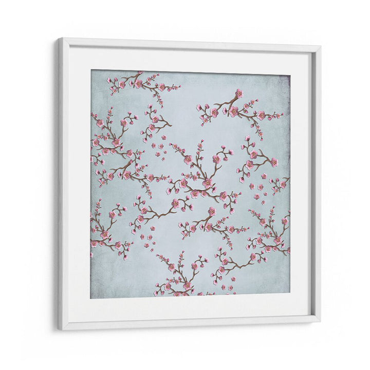Delicate CHERRY BLOSSOM PINK FLOWERS, FLORAL FLOWER PAINTINGS enhancing any space with stunning abstract designs.