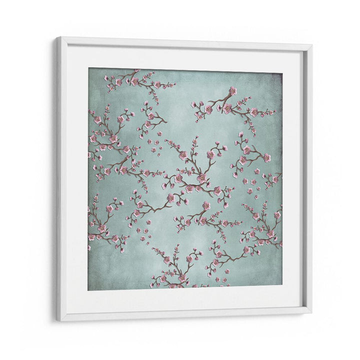Delicate CHERRY BLOSSOMS II, FLORAL FLOWER PAINTINGS, showcasing vibrant floral beauty in an elegant design.