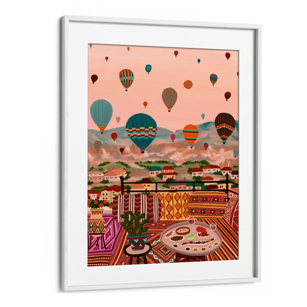 DREAMY BALLOON VISTA , TRAVEL POSTERS