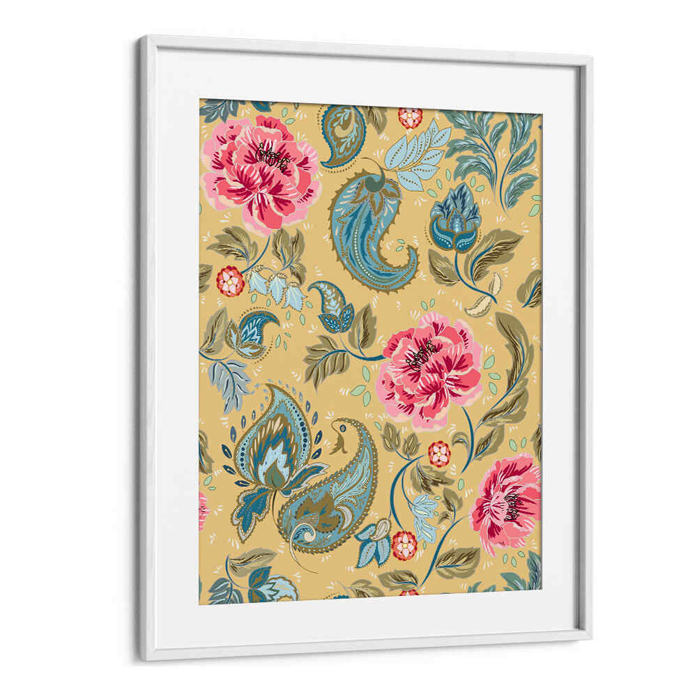 Colorful PAISLEY I, PATTERN ART PRINTS featuring intricate floral patterns, perfect for enhancing your home decor.