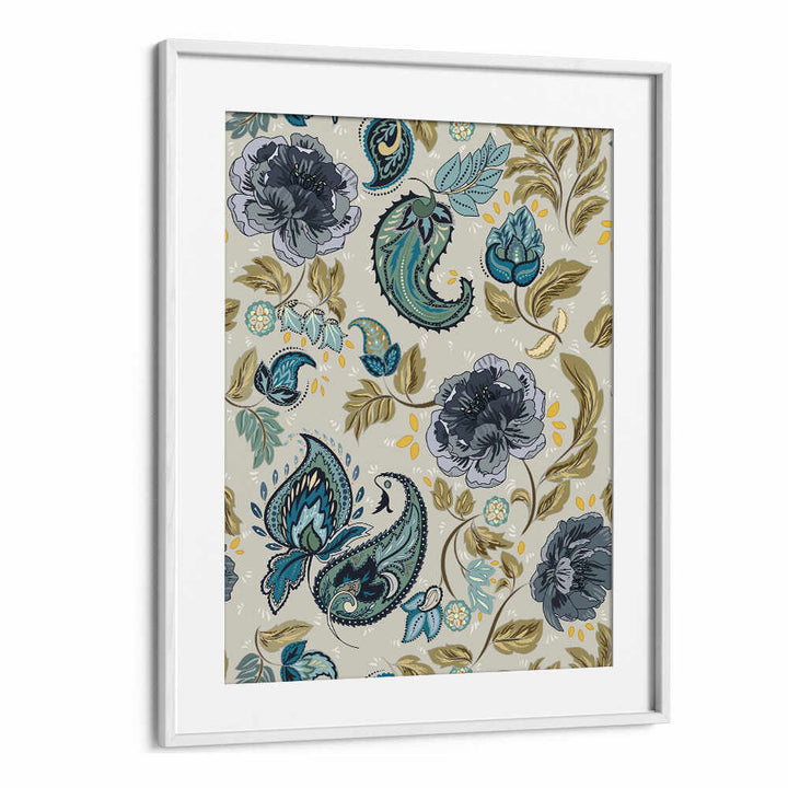 Stunning HAZY BLUE PATTERN, PATTERN ART PRINTS featuring intricate designs and soothing blue tones for your decor.
