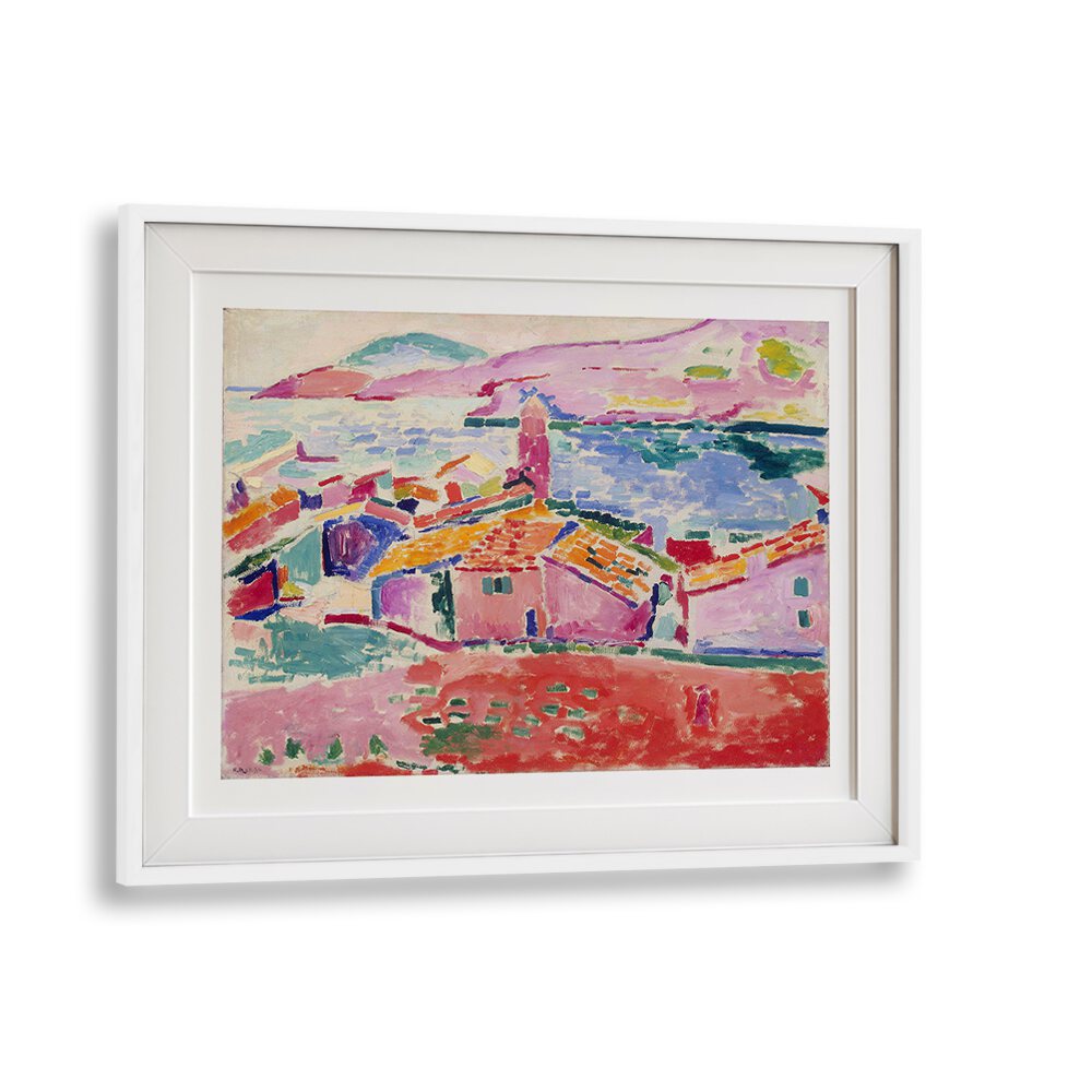 LES TOITS DE COLLIOURE , VINTAGE PAINTINGS