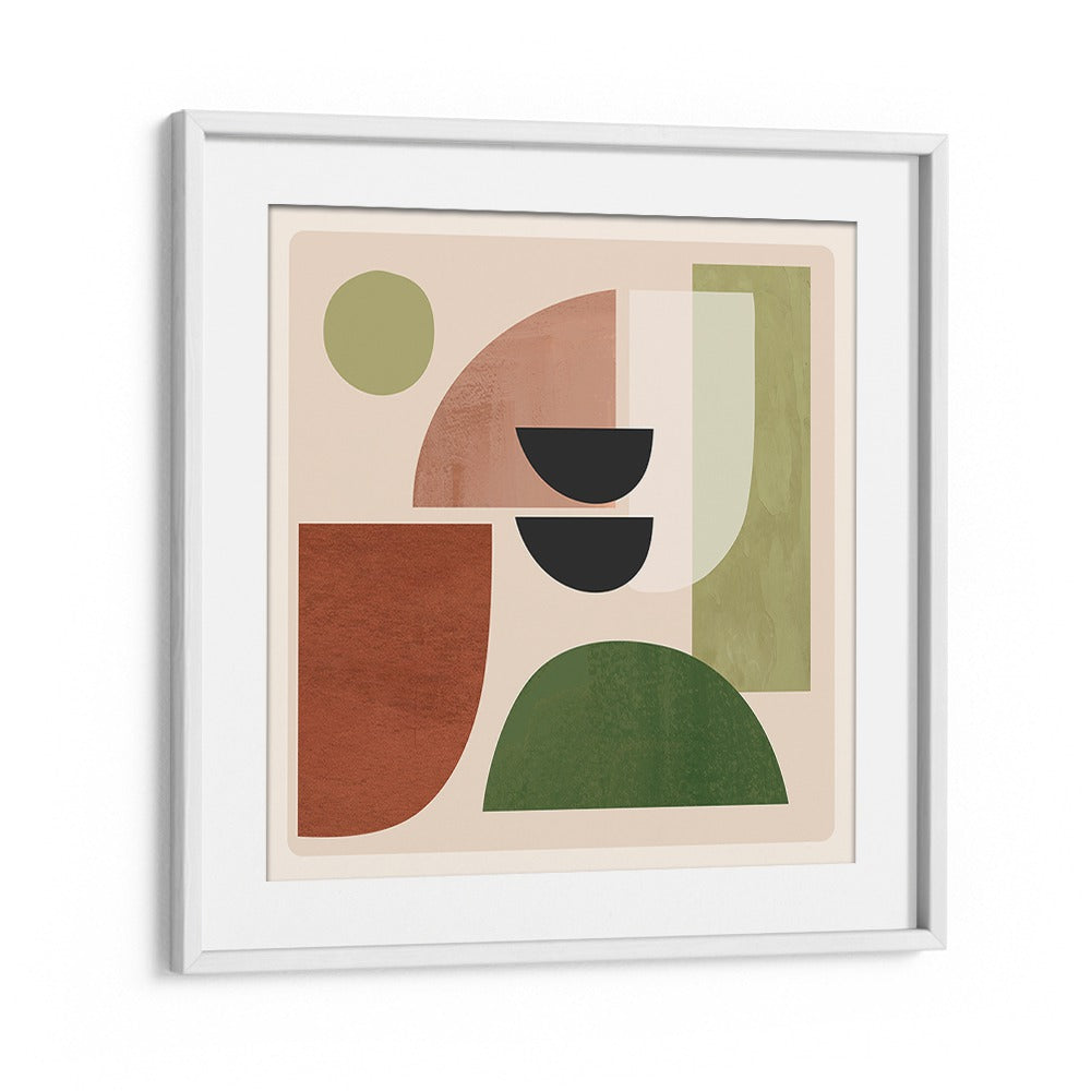 Stunning ABSTRACT MINIMAL SHAPES III, BOHO ART PAINTINGS, blending modern minimalism with bohemian charm.