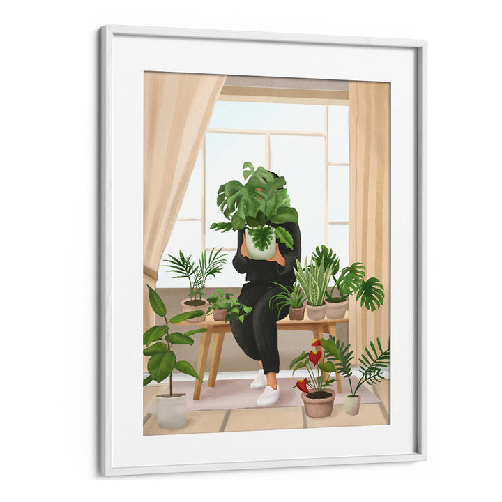 MY LITTLE GARDEN II , BOHO ART PAINTINGS