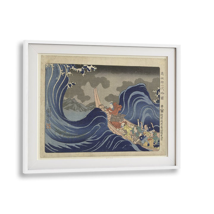 NICHIREN BEZWEERT DE GOLVEN, VINTAGE PAINTINGS