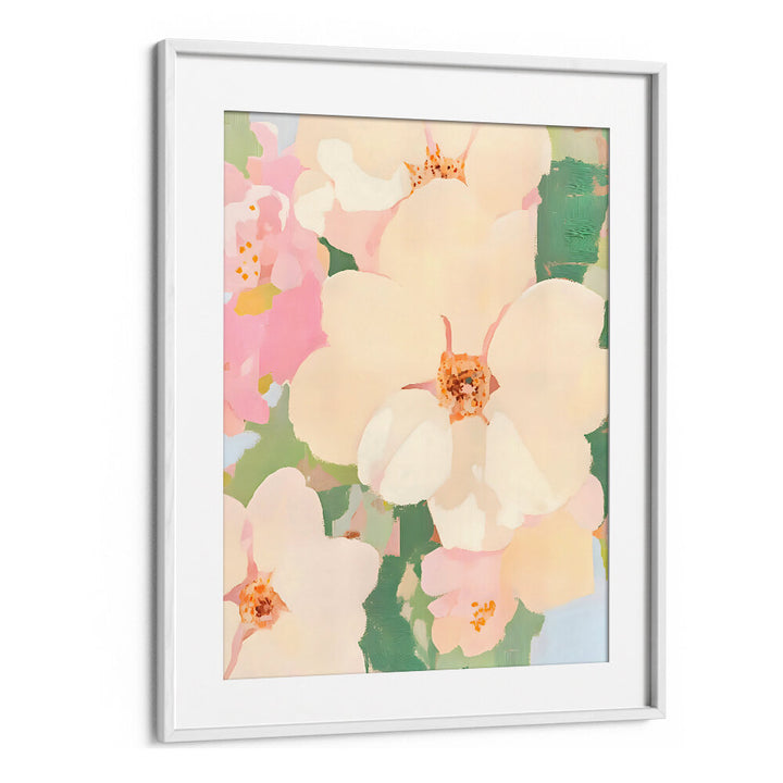 PETALS OF SERENITY , FLORAL FLOWER PAINTINGS