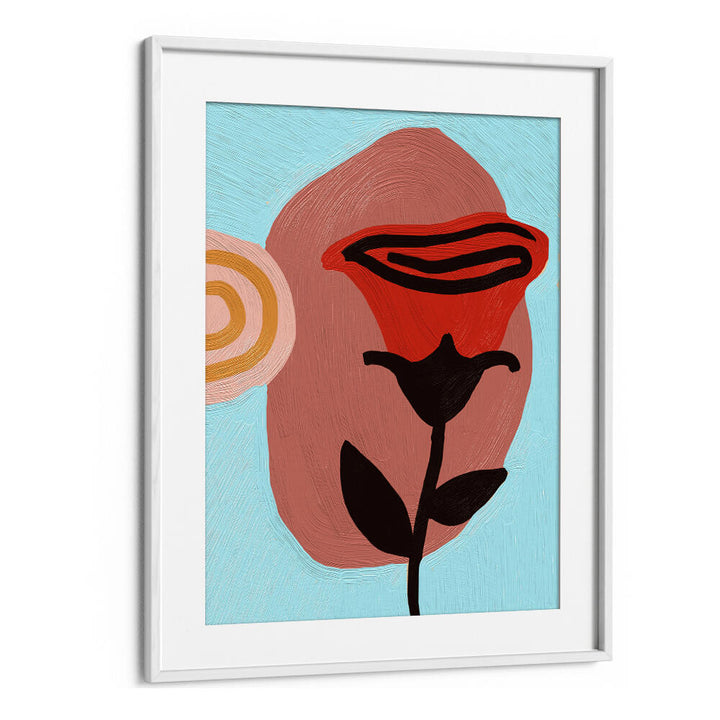 RED ROSE , FLORAL FLOWER PAINTINGS