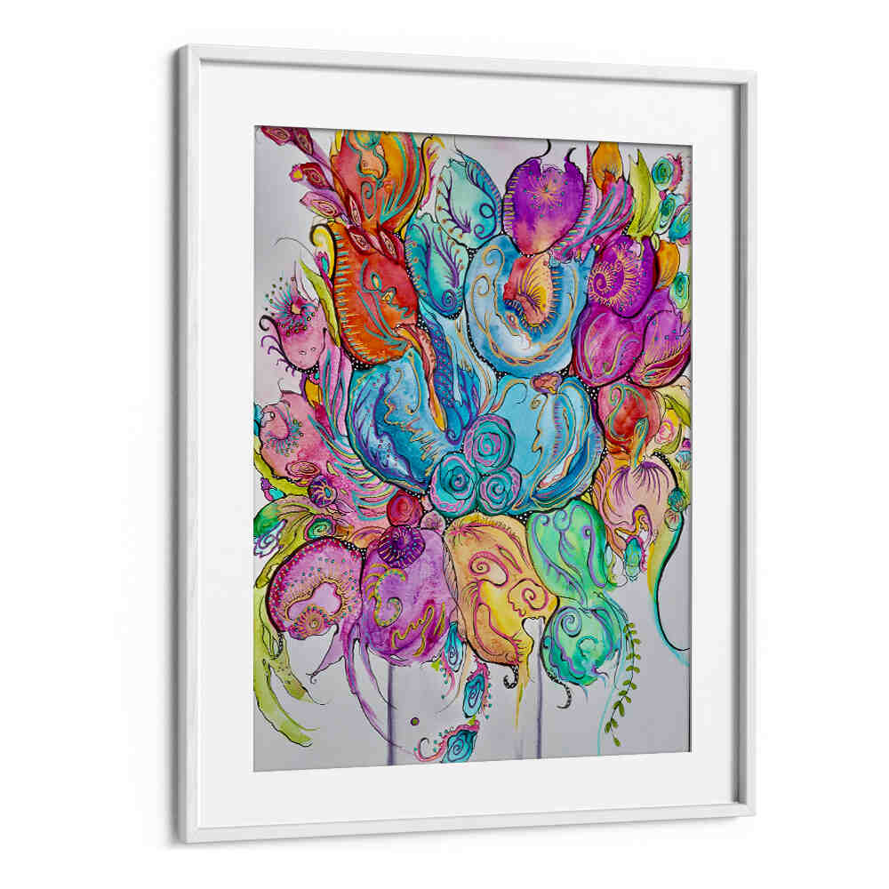 Vibrant FORCES OF NATURE, FLORAL FLOWER PAINTINGS featuring intricate designs to elevate your space with beauty.