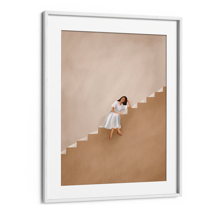 STAIRWAY TO DREAMS , BOHO ART PAINTINGS