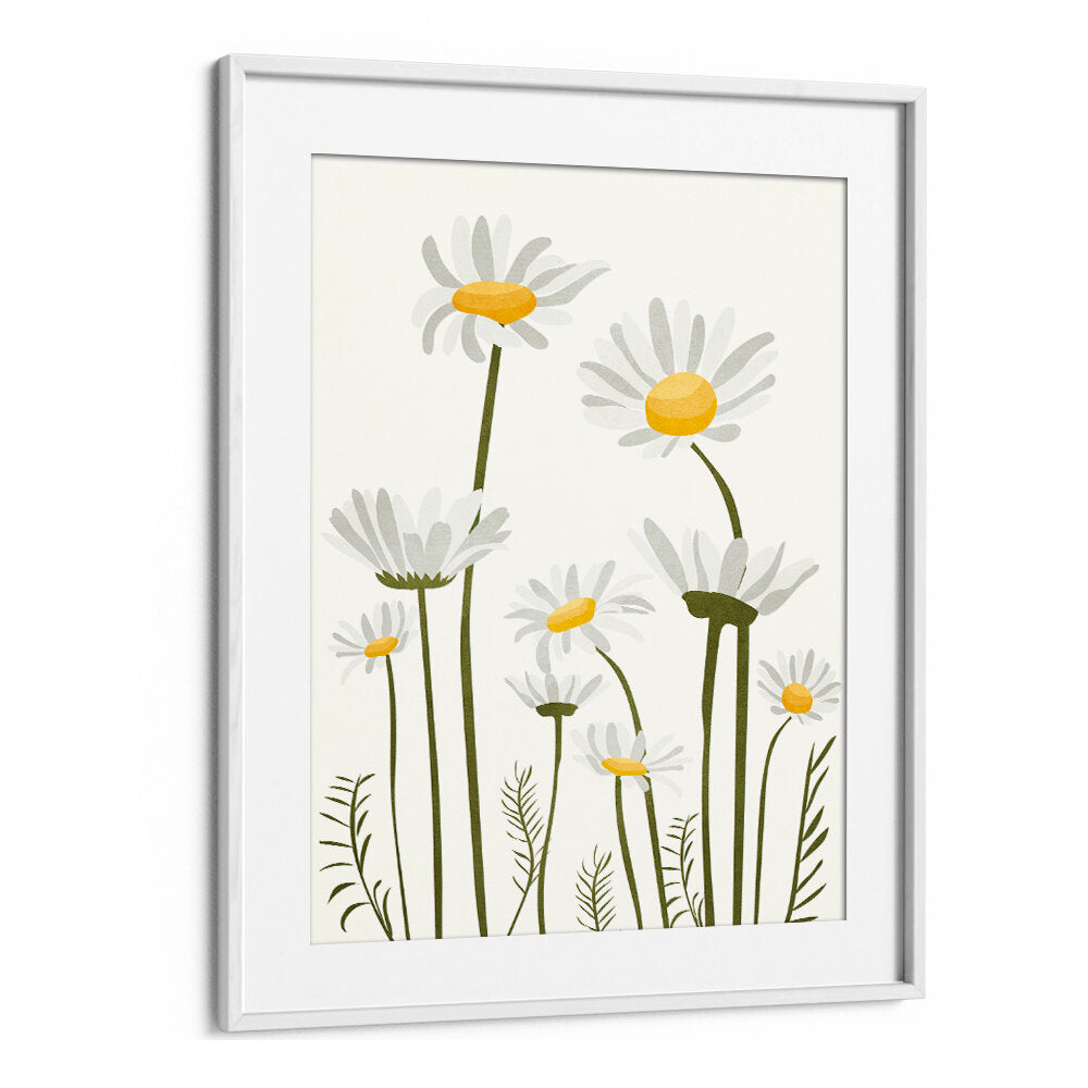 SUMMER FLOWERS I , FLORAL FLOWER PAINTINGS