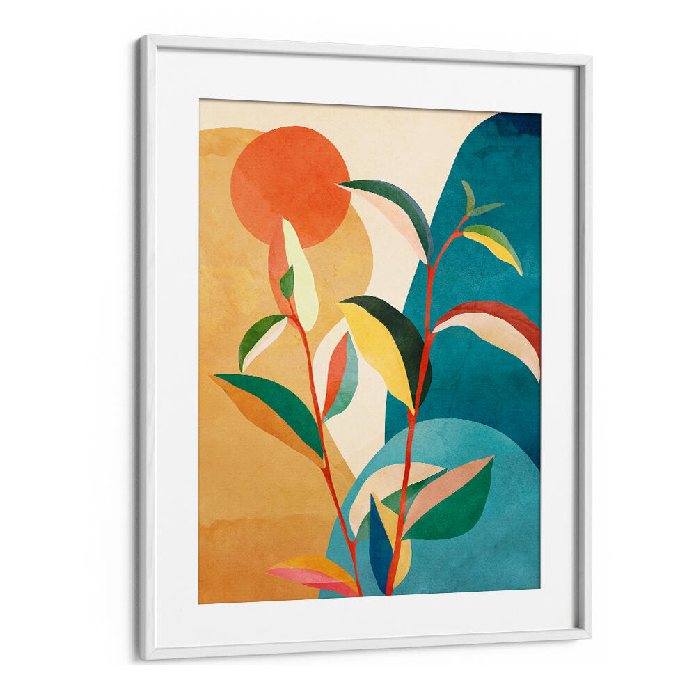 SUNLIT FLORA VISTA , BOHO ART PAINTINGS