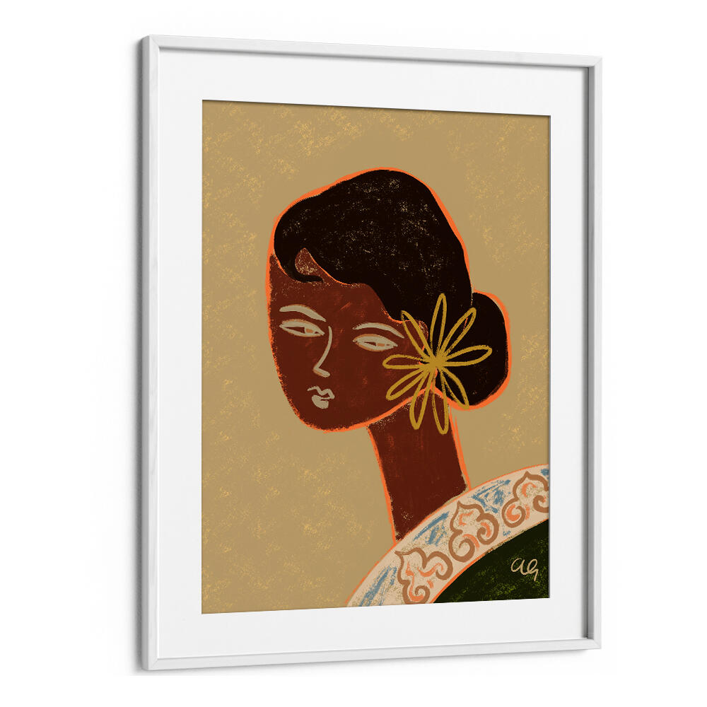 THE GREEN LADY, PORTRAITS & FIGURATIVE ILLUSTRATIONS