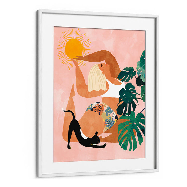 TROPICAL YOG , BOHO ART PAINTINGS
