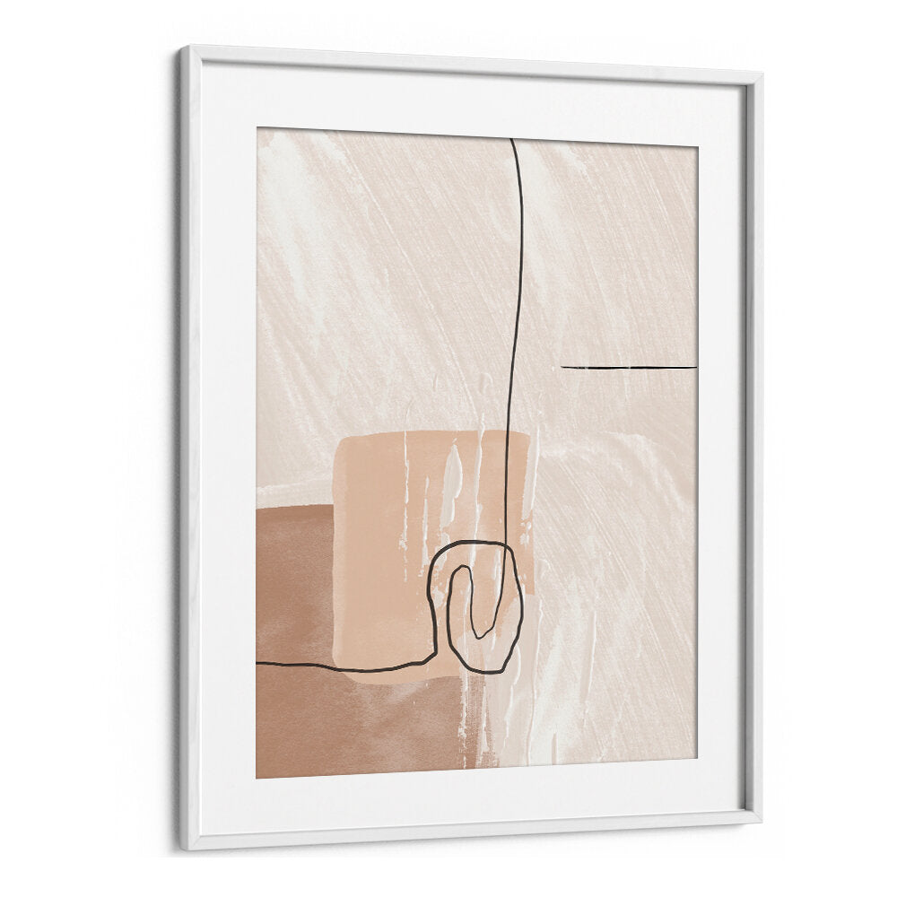 CREAMY I , BOHO ART PAINTINGS